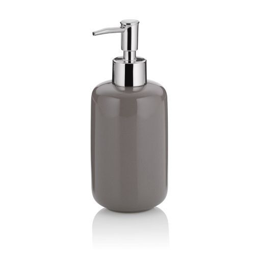 Kela CERAMICZNY DOZOWNIK NA MYDŁO W PŁYNIE 0,40 L ISABELLA SZARY FREEFORM KE-20506