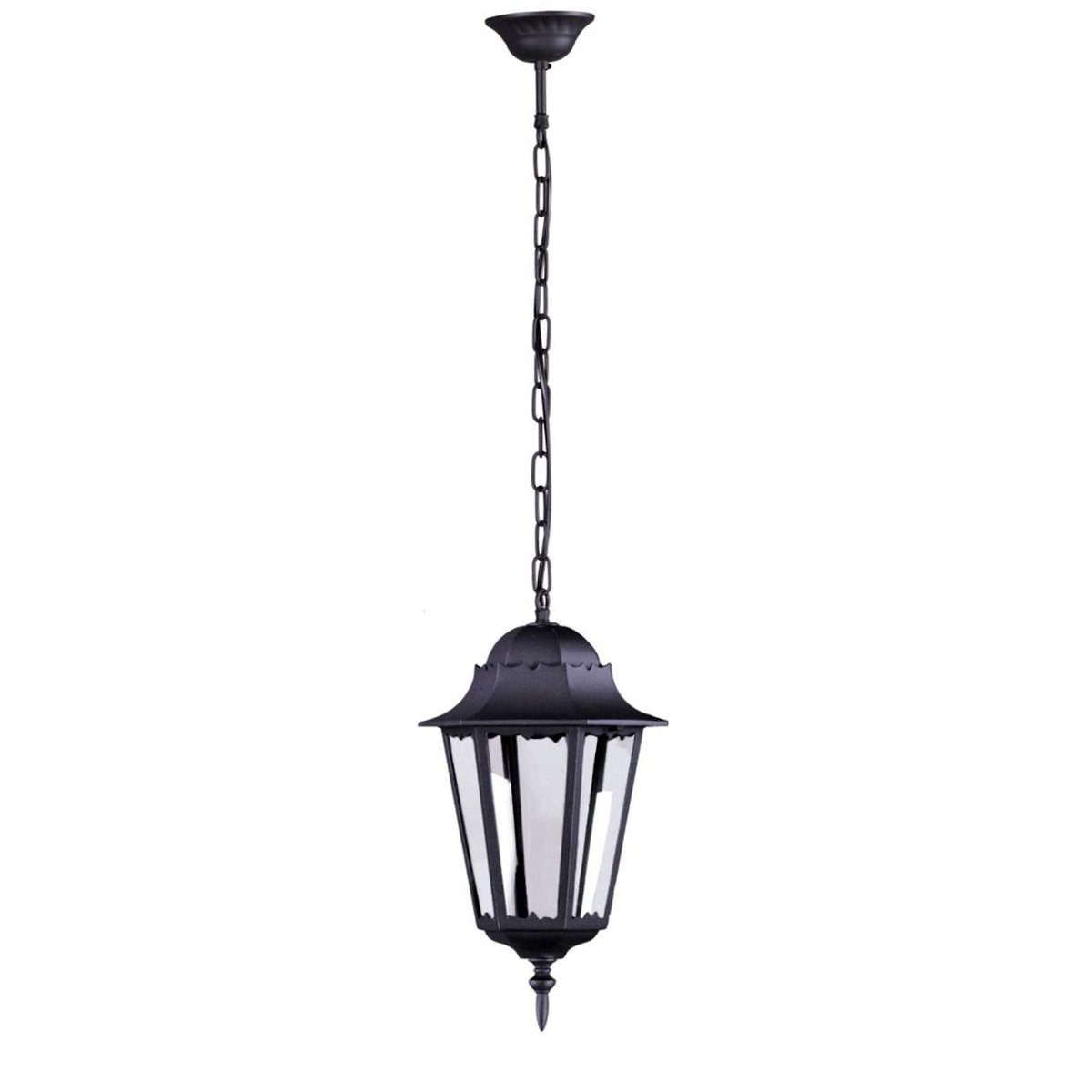 Kaja Lozana lampa wisząca zewnętrzna 1x60W czarna K-5006HCZARNY