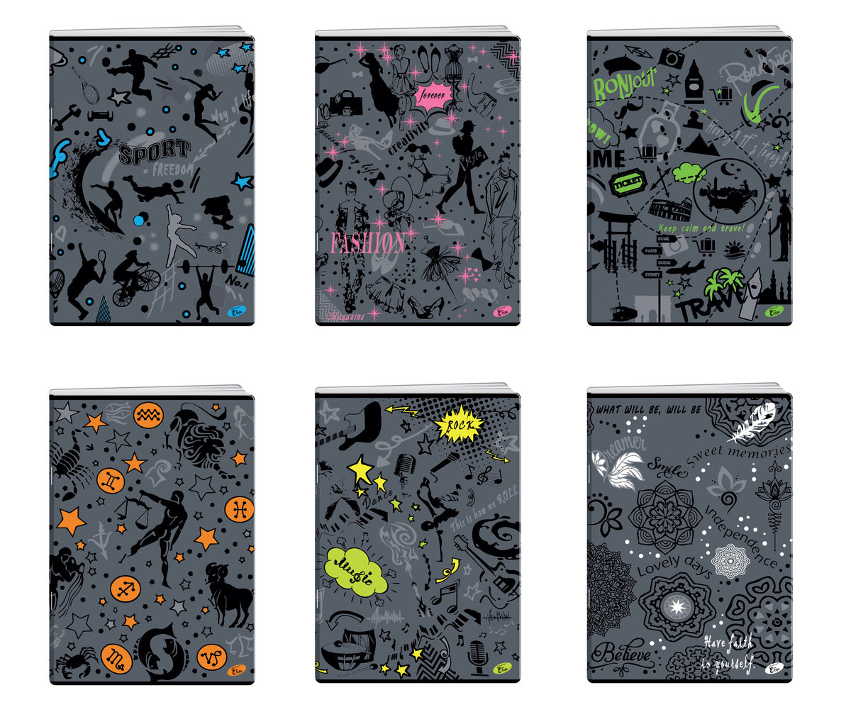 Zeszyt A4/80K linia SYMBOLS 10szt) Nowa