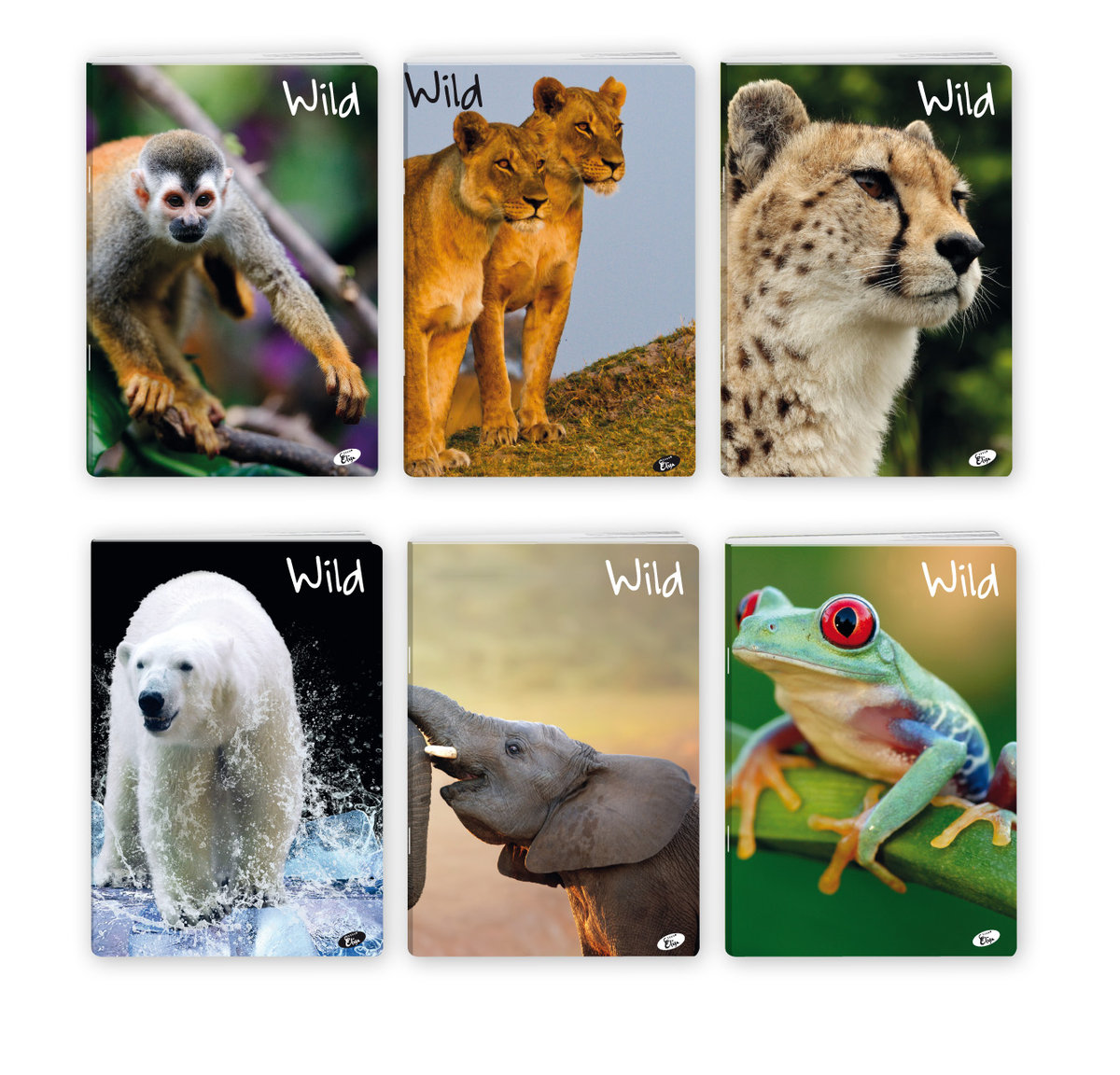 Zeszyt A5/32K linia WILD MIX 20szt)