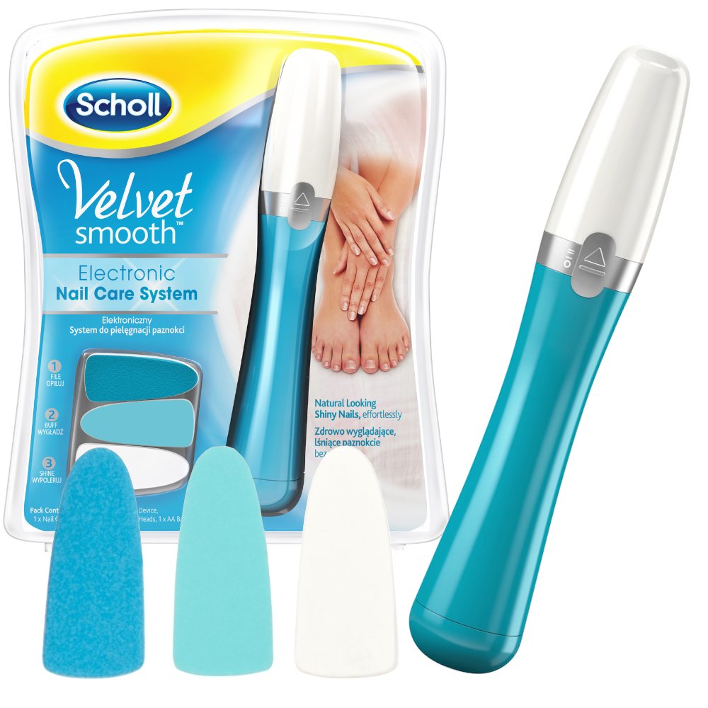 Scholl Paznokci elektryczny plik Velvet Smooth