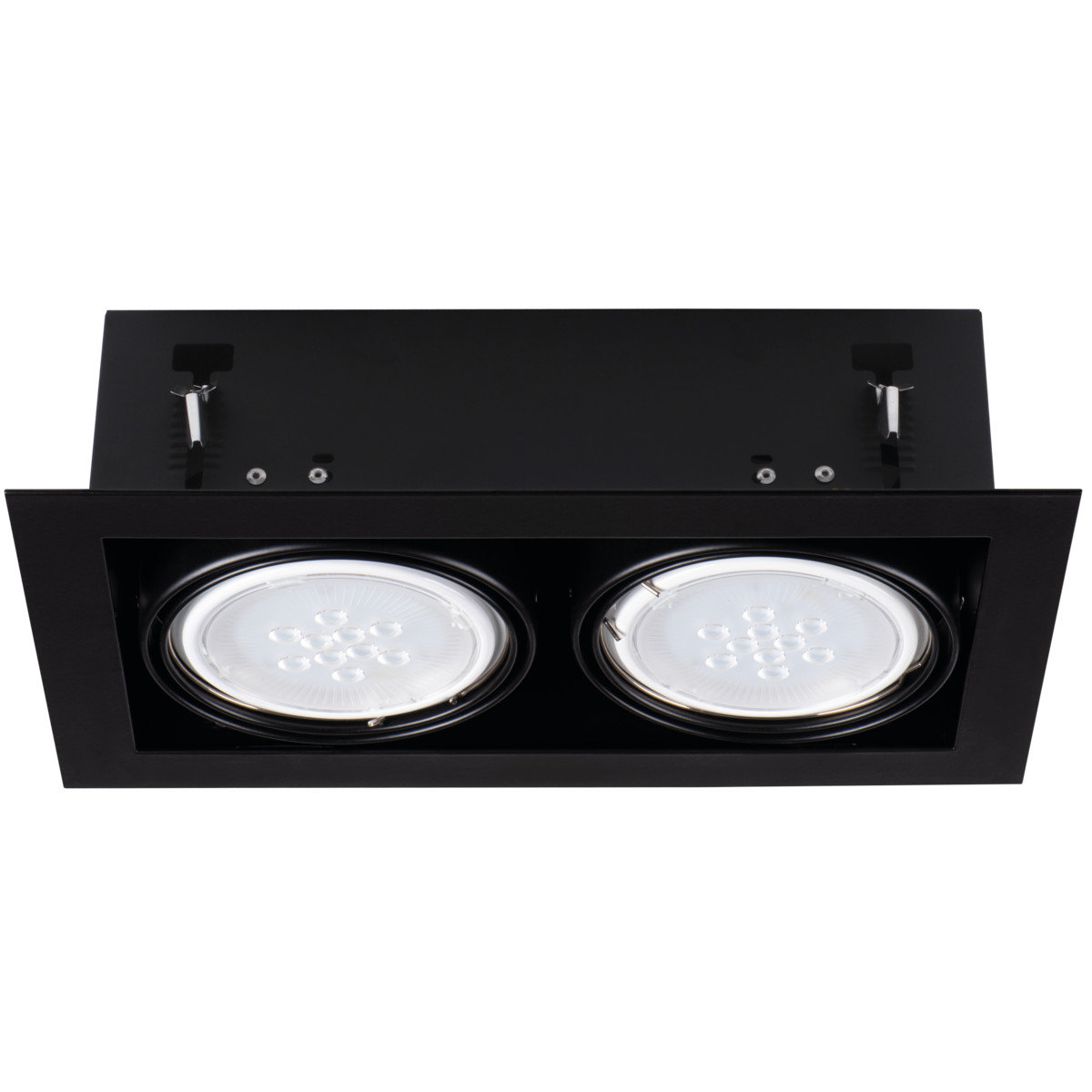 Kanlux Oprawa downlight 2x25W GU10 220-240V AC IP20 MATEO ES DLP-150-B czarna 32932 32932