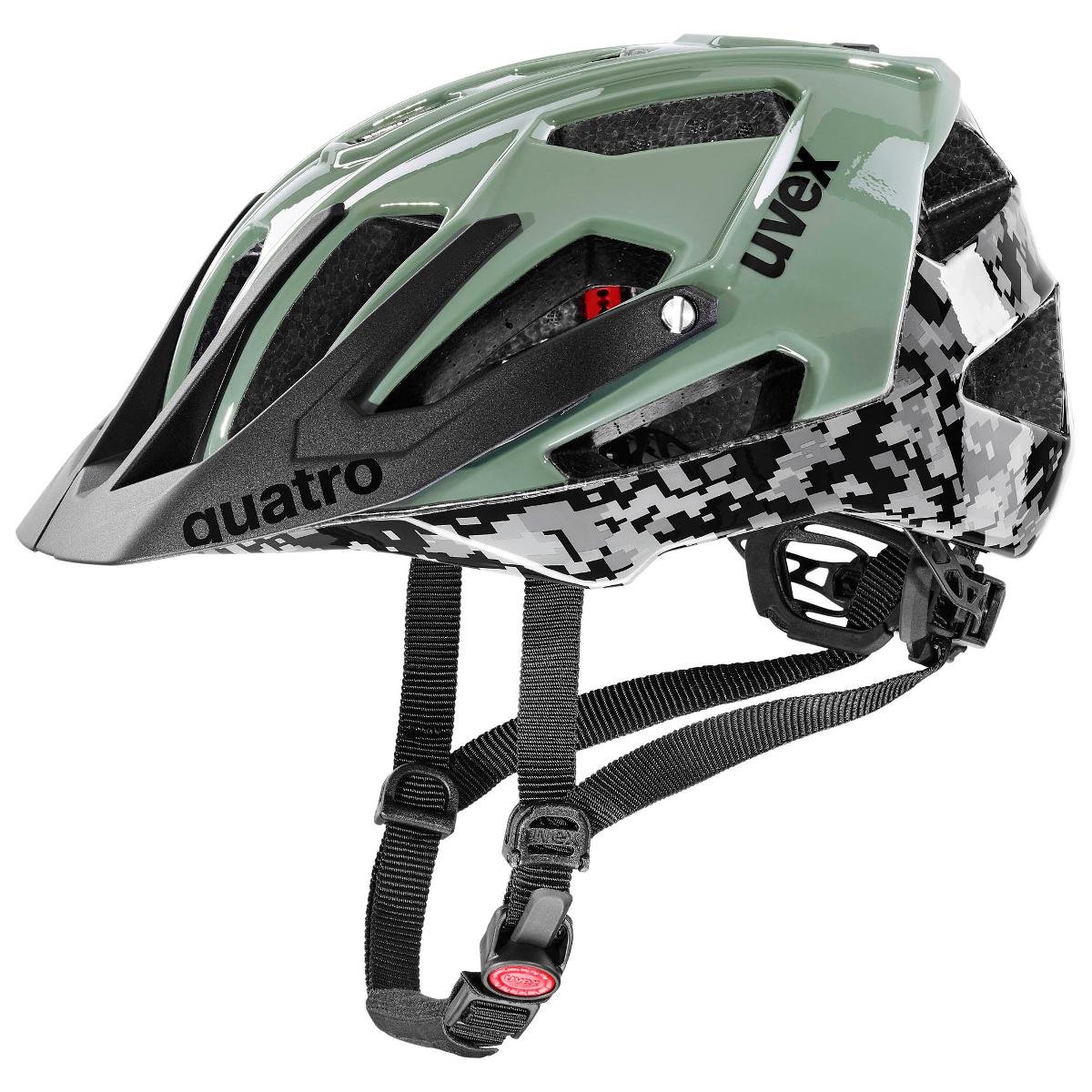 UVEX Quatro Helmet, oliwkowy 56-61cm 2021 Kaski MTB S4107753217