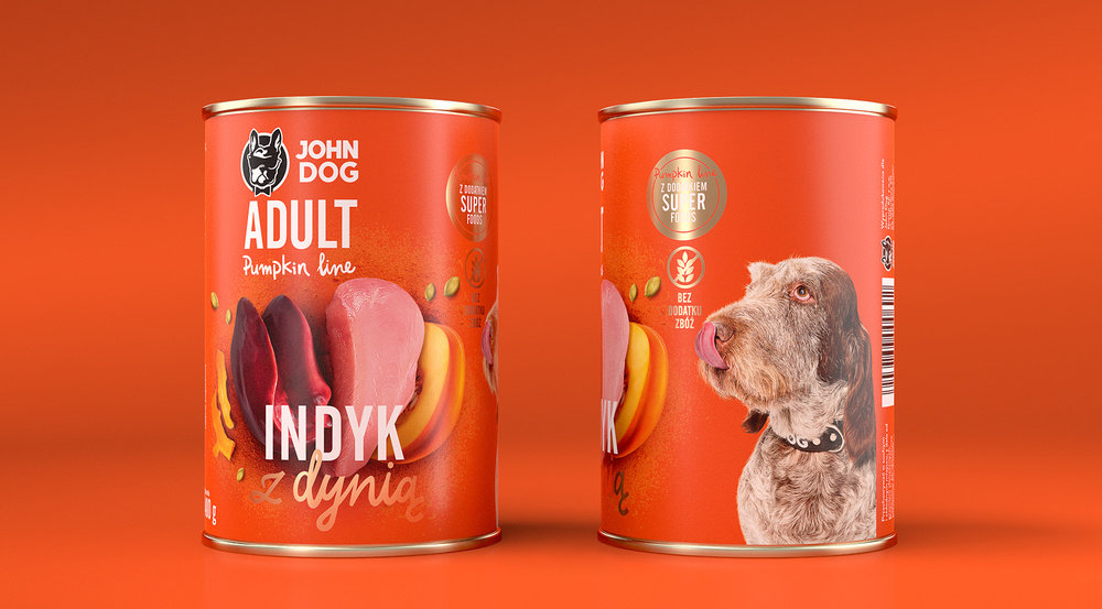 John Dog John Dog Pumpkin adult indyk z dynią 400g 51343-uniw