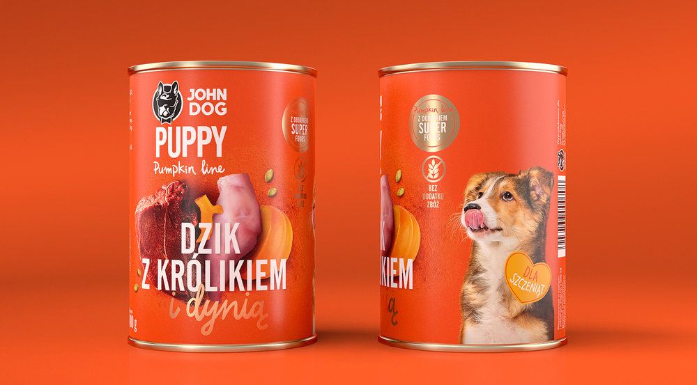 John Dog John Dog Berry junior dzik z królikiem i dynią 400g 51344-uniw