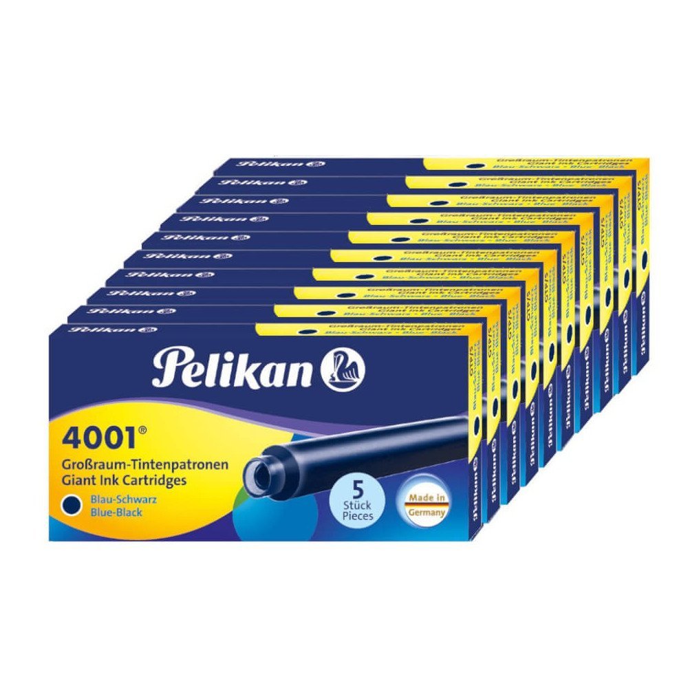Pelikan Naboje długie 5 szt. niebiesko-czarne