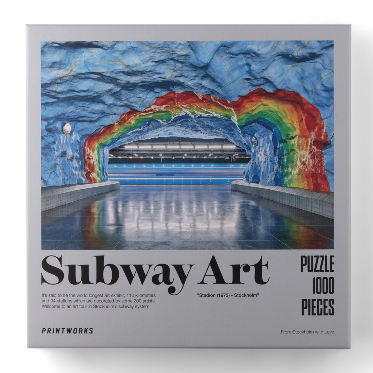Puzzle 1000 Subway Art Rainbow Nowa