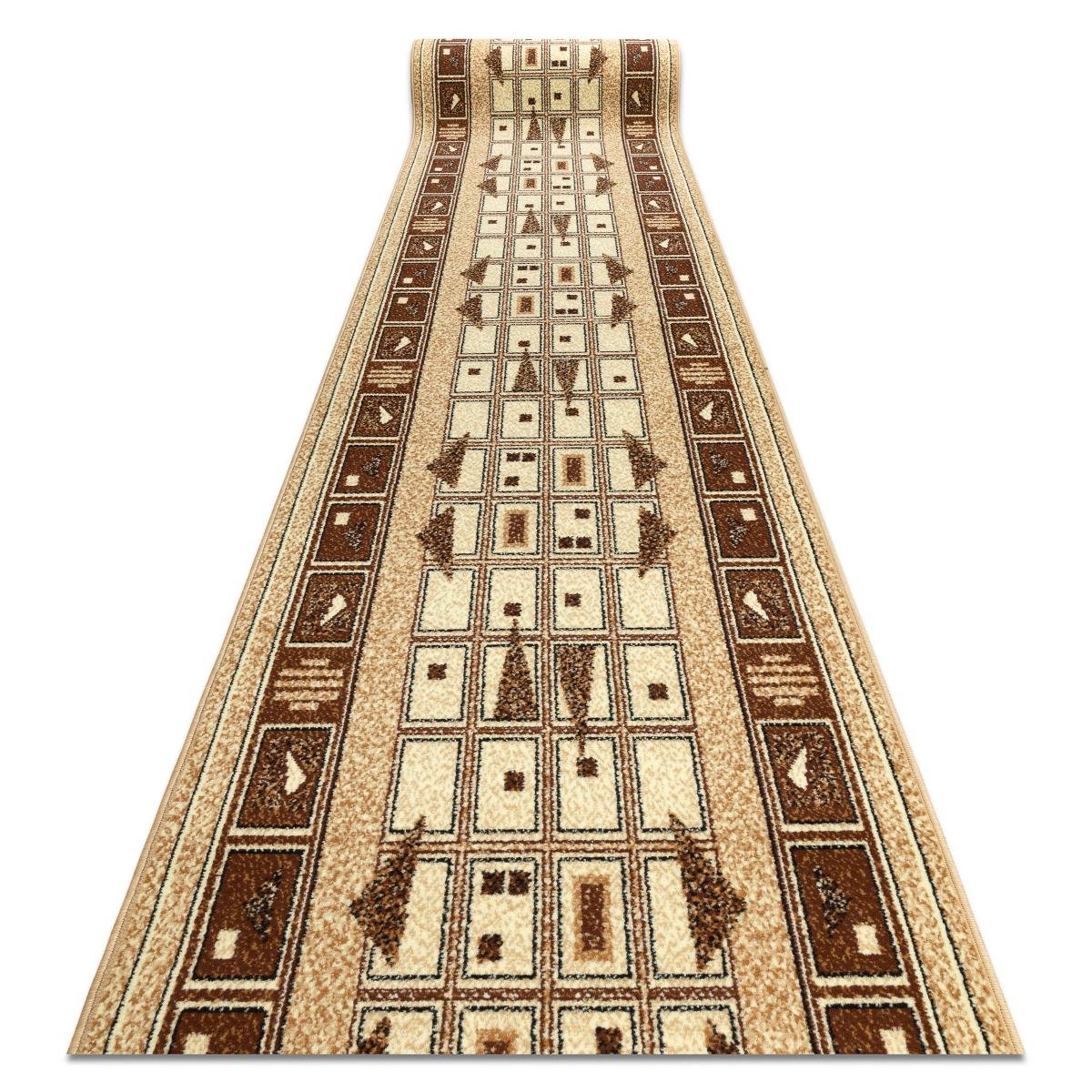 Chodnik BCF DYWANY ŁUSZCZÓW Jetta Dzeta, beżowy 80 cm, 80x560 cm