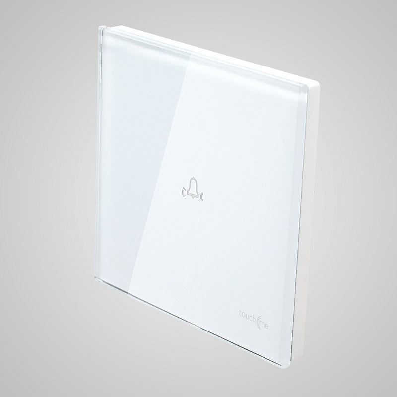 Touchme TM713W Duży panel 86x86mm szklany dzwonek biały TM713W