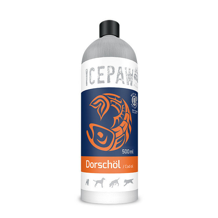 Icepaw High Premium - olej z dorsza 100% (500 ml)