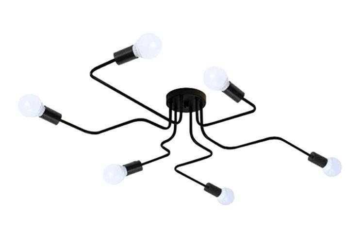 ATL ZD74F Lampa sufitowa 6 ramion żyrandol ZD74F
