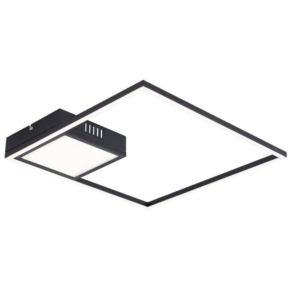 Rabalux Minimalistyczna LAMPA sufitowa SIRIUS 5286 plafon LED 30W 4000K kwadratowy czarny 5286