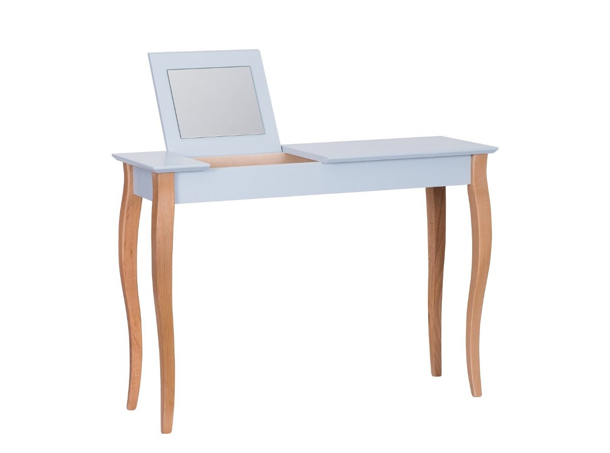 Toaletka LILLO z Lusterkiem - 105x35cm Jasnoszara