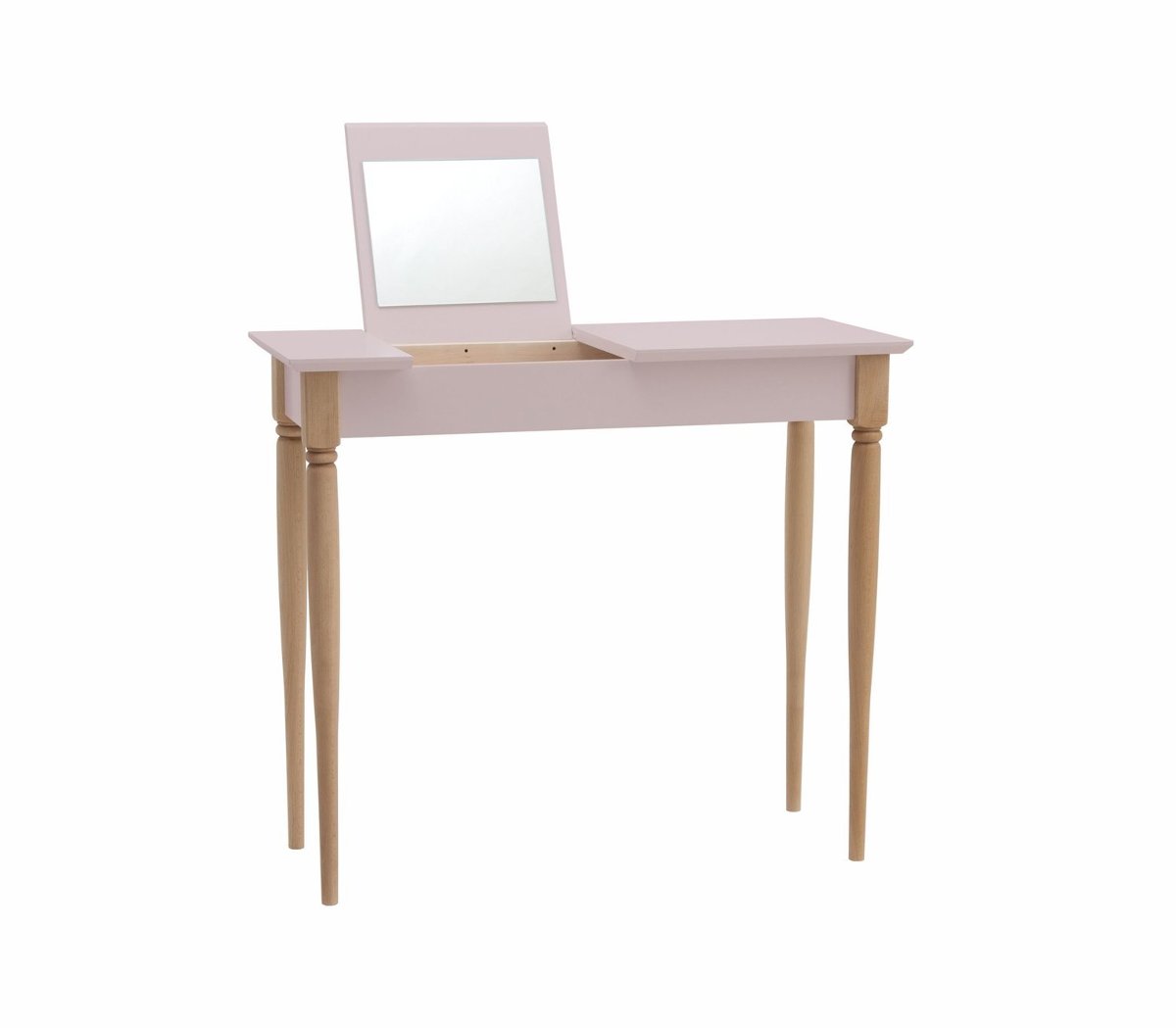 Toaletka MAMO z Lusterkiem - 85x35cm Różowa