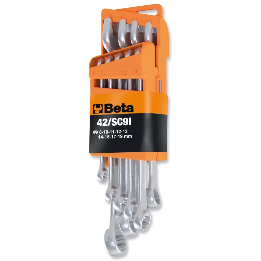 Beta Tools 9-cz. zestaw kluczy płasko-oczkowych 42NEW/SC9I