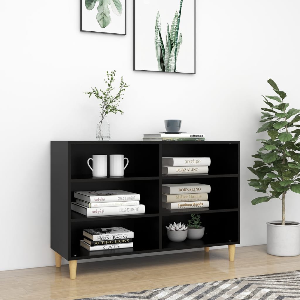 VidaXL Szafka, czarna, 103,5x35x70 cm, płyta wiórowa! 806032 VidaXL