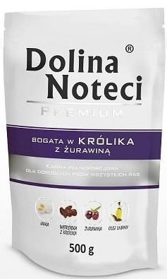 Dolina Noteci Premium Bogata W Królika Z Żurawiną 500 g x 10 sztuk