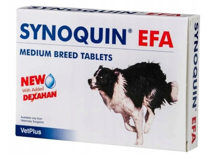 SYNOQUIN EFA średnie rasy 30 tabletek 47046-uniw