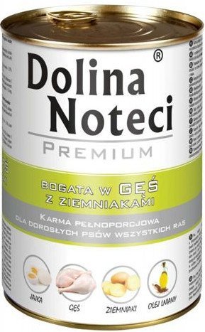 Dolina Noteci Premium Bogata Gęś Z Ziemniakami 400 g x 12 sztuk
