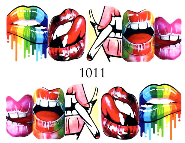 Naklejki wodne na paznokcie Palmy - nr 1145