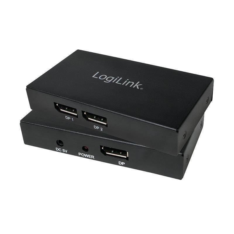 LogiLink Splitter 4K DisplayPort 1.2 CV0090 1xDP->2xDP UHD 3D KKLKKUBV0350