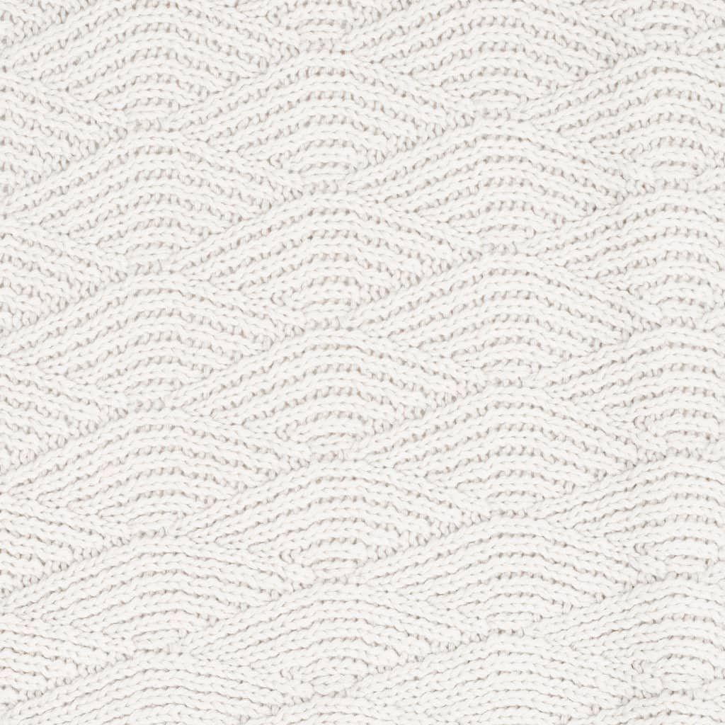 Jollein Kocyk River Knit, 75 x 100 cm, kremowa biel Smits Assen