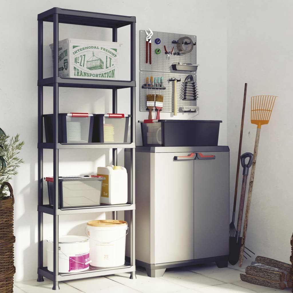 Keter Italy Keter Szafka do przechowywania Stilo, szaro-czarna, 90 cm 246910