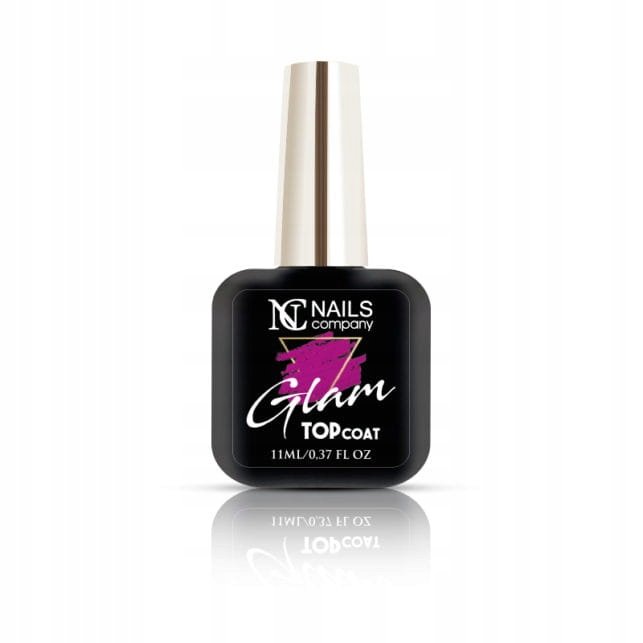 Nails Company glam top coat pink 11ml nabłyszcza