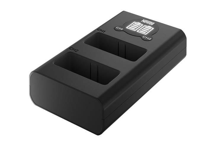 Newell Ładowarka dwukanałowa DL-USB-C do akumulatorów LP-E8 14346