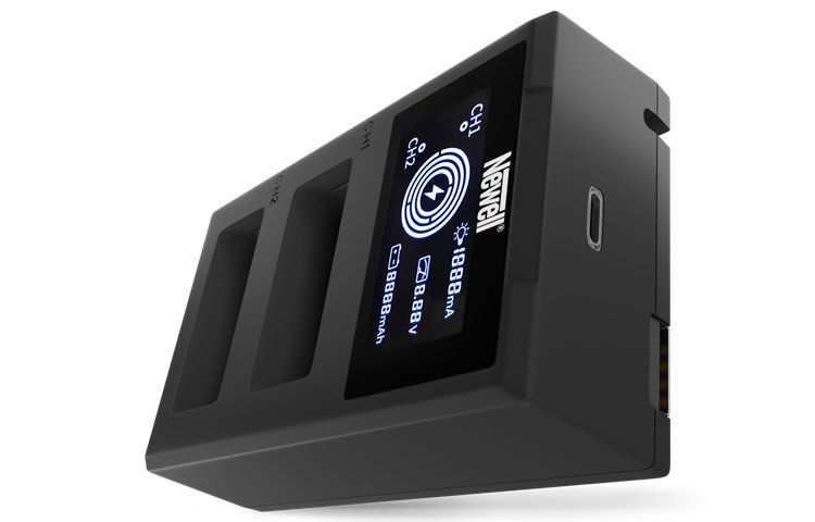 Newell Ładowarka dwukanałowa FDL-USB-C do akumulatorów LP-E17