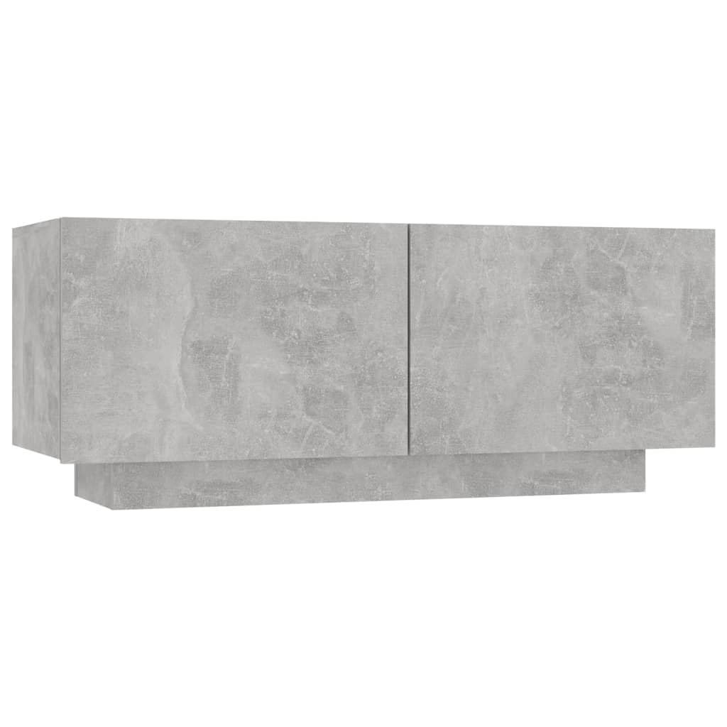 vidaXL Szafka nocna, szarość betonu, 100x35x40 cm, płyta wiórowa