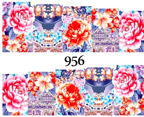 Naklejki wodne na paznokcie - nr 956