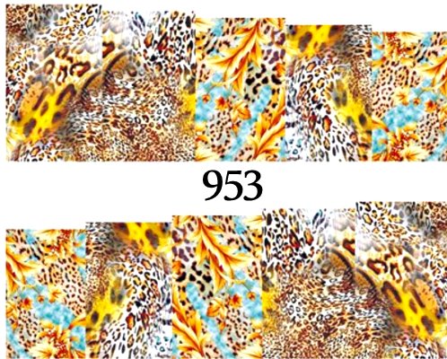 Naklejki wodne na paznokcie - nr 953