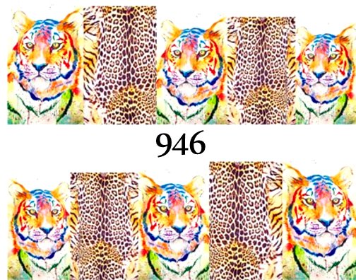Naklejki wodne na paznokcie - nr 946