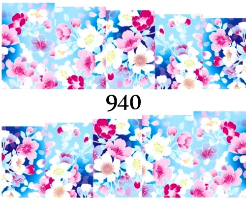 Naklejki wodne na paznokcie - nr 940