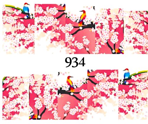 Naklejki wodne na paznokcie - nr 934