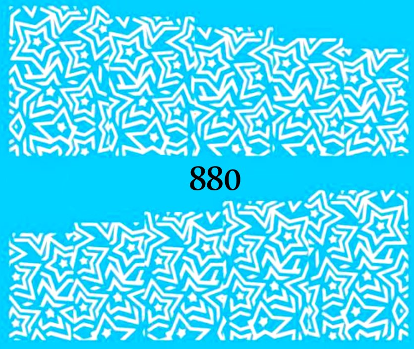 Naklejki wodne na paznokcie - nr 880