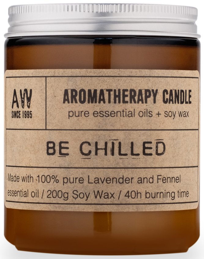 Aromaterapeutyczna Świeczka Sojowa 200g - Bądź Zrelaksowany
