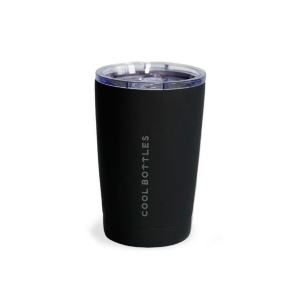 Cool Bottles Kubek termiczny 330 ml Mono Black
