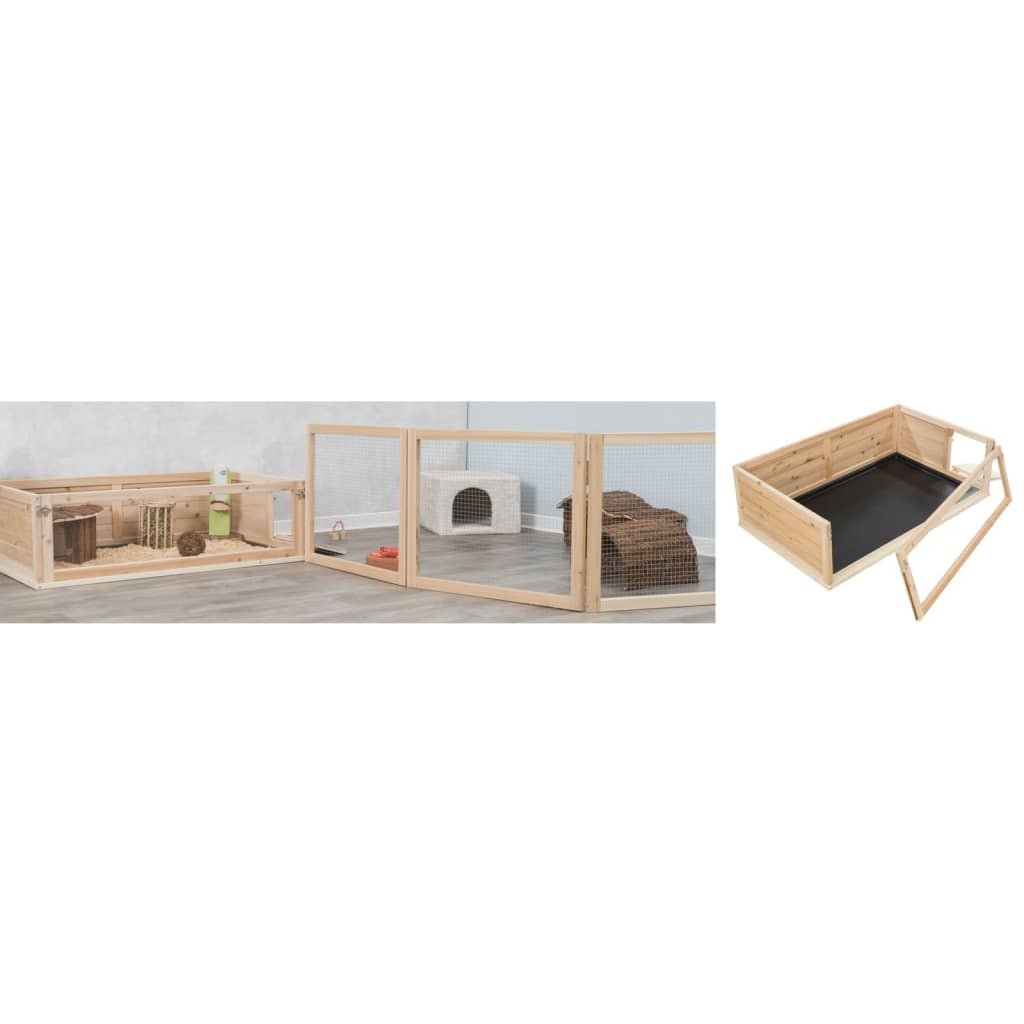 Trixie Wybieg domowy, dla kawii domowych, drewno/plastik,100 × 30 × 60 cm