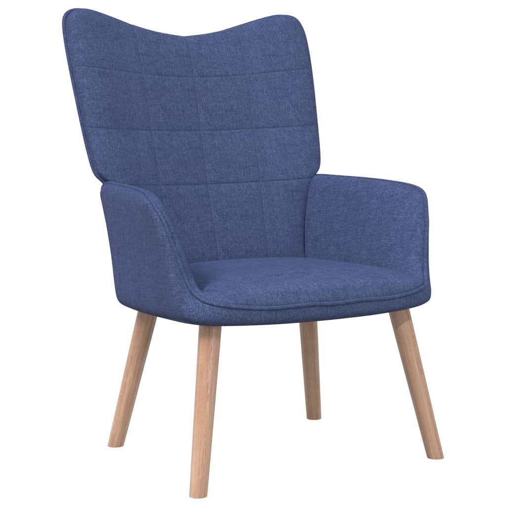 vidaXL Lumarko Fotel, 62 x 68,5 x 96 cm, niebieski, obity tkaniną! 327923