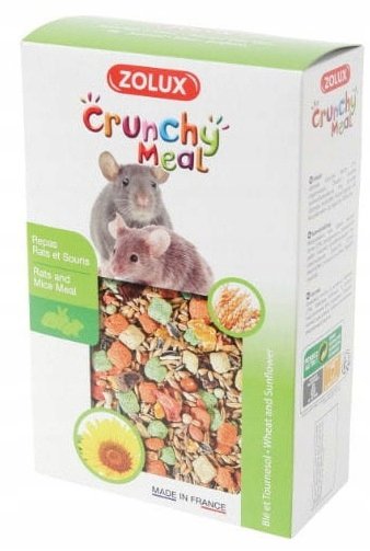 Zolux CRUNCHY MEAL pokarm dla myszy/szczurów 800 g Dostawa GRATIS od 99 zł + super okazje