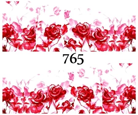 Naklejki wodne na paznokcie - nr 765