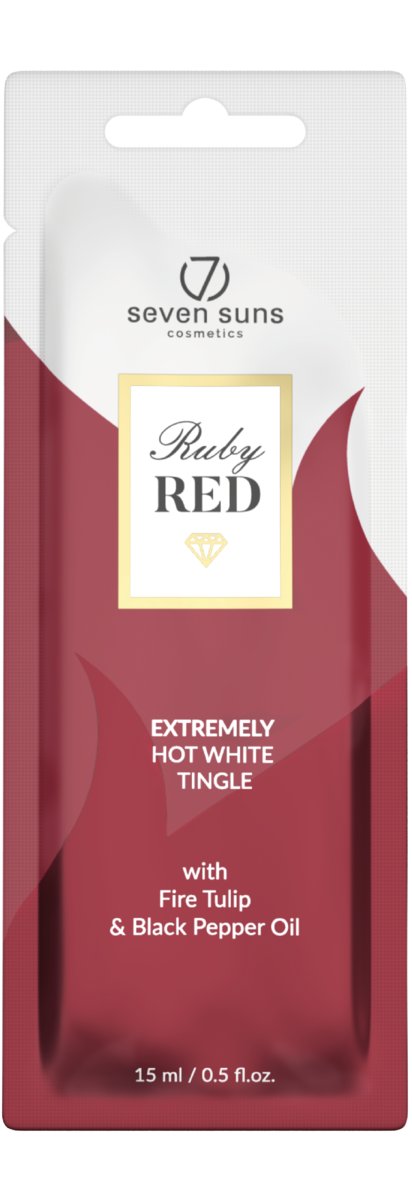 7suns Ruby Red Extremely Hot White Tingle