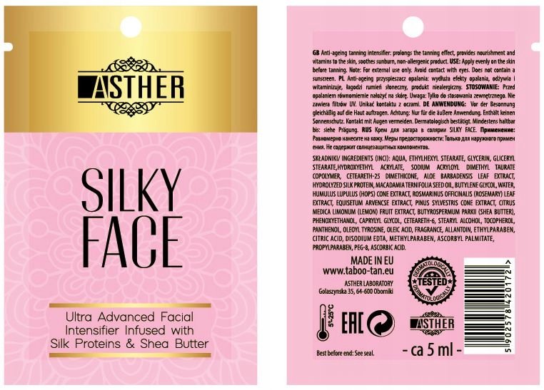 Asther Silky Face Intensifier Do Opalania Twarzy