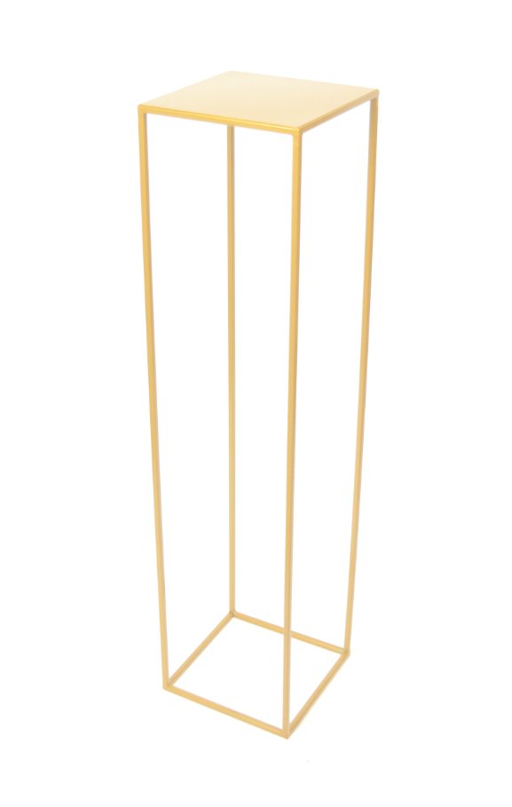 Kwietnik  loft 100 cm  złoty met 363