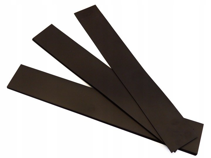 Folia magnetyczna magnes pasek bez kleju - 10 szt, rozmiar 74 mm x 485 mm