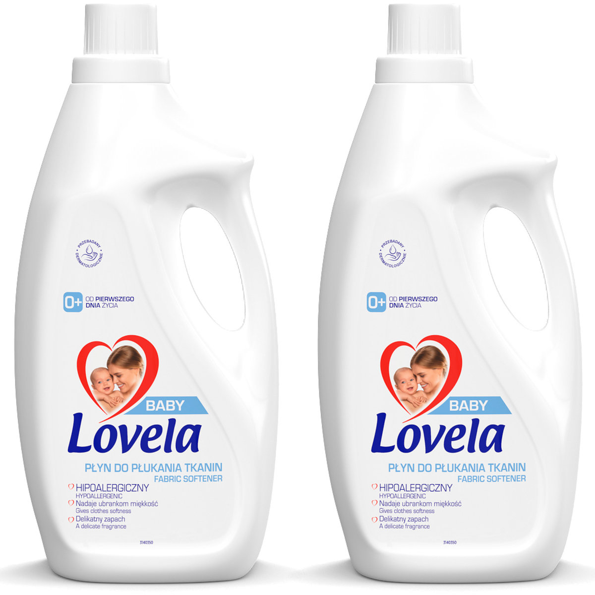 Lovela Baby, Zestaw Płyn do Płukania dla Dzieci i Niemowląt 2 x 2L