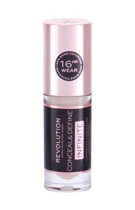 Makeup Revolution Infinite kryjący korektor zmniejszający niedoskonałości odcień C0.5 5ml