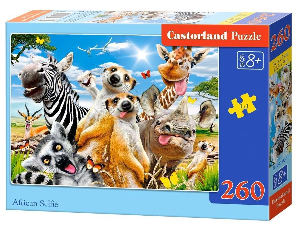 Castorland Puzzle 260 Afrykańskie selfie B-27552-1 -